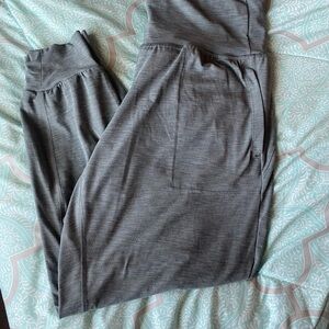 Athleta Gray High-Waisted Joggers